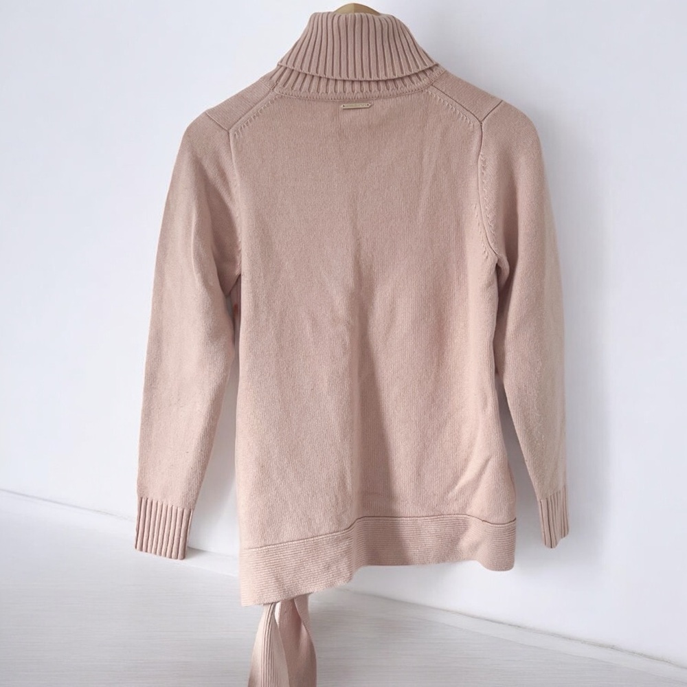 Michael Kors Pink Cowl Turtleneck Sweater - Picture 7 of 14